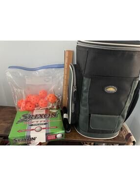 Golf Club Cooler Bag with One Dozen Soft Feel SRIXON Golf Balls